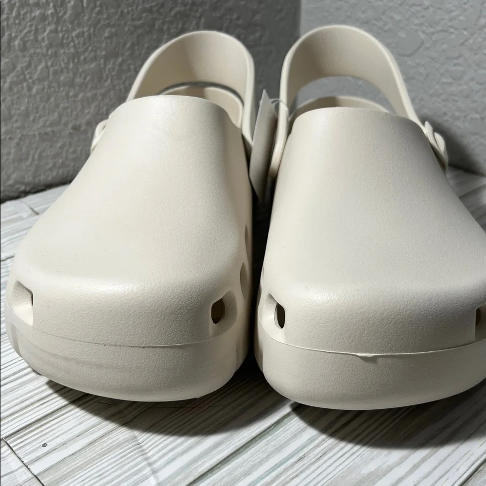 Birkenstock Birki Flow‎ EVA Clogs slip on sandals eggshell white EU 44 men’s 11